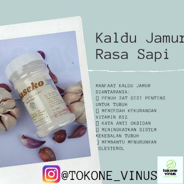 

Maseko Rasa Sapi 《Kaldu Jamur Organik》