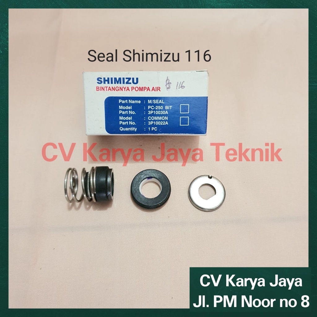 Seal Pompa Air Shimizu PS 116 ASLI ORIGINAL