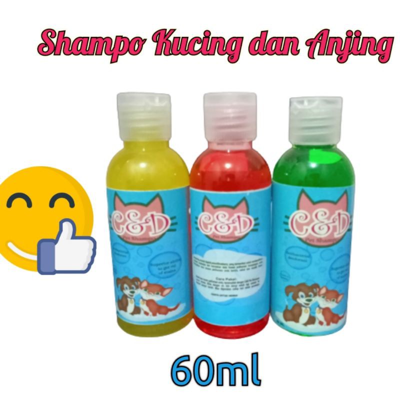 Shampo Kucing Dan Anjing 60ml /shampo grooming perawatan hewan