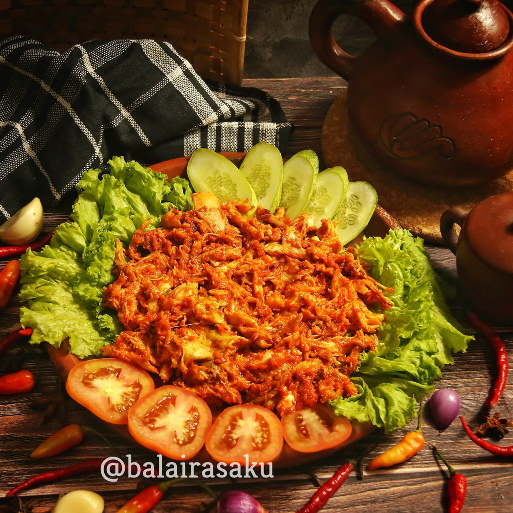 

Ayam Suwir Bumbu Bali / Cabe Ijo Frozen