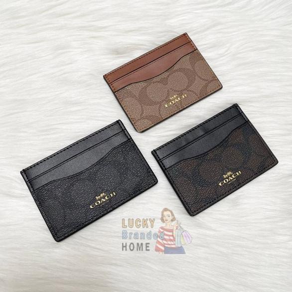

PROMO COACH Card Holder Card Case In Signature Canvas Logo Original Coach