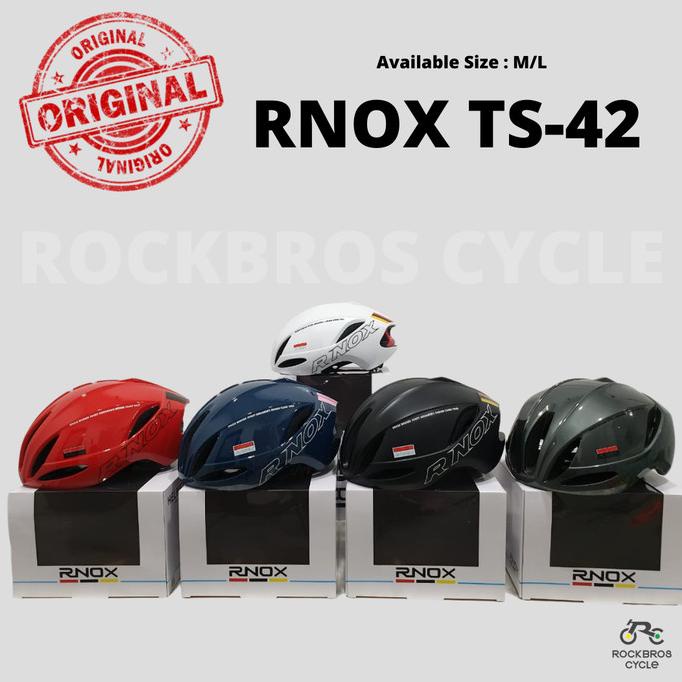 Helm Sepeda RNOX Speed Aero Lightweight Pneumatic Roadbike MTB Helmet