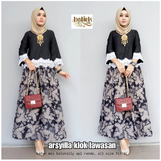 Batik Blouse Set Arsyila Klok