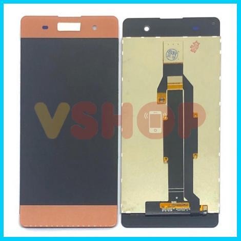 Layar LCD TS Touchscreen Fullset SONY XPERIA XA F3111 F3112 ORI ROSE GOLD