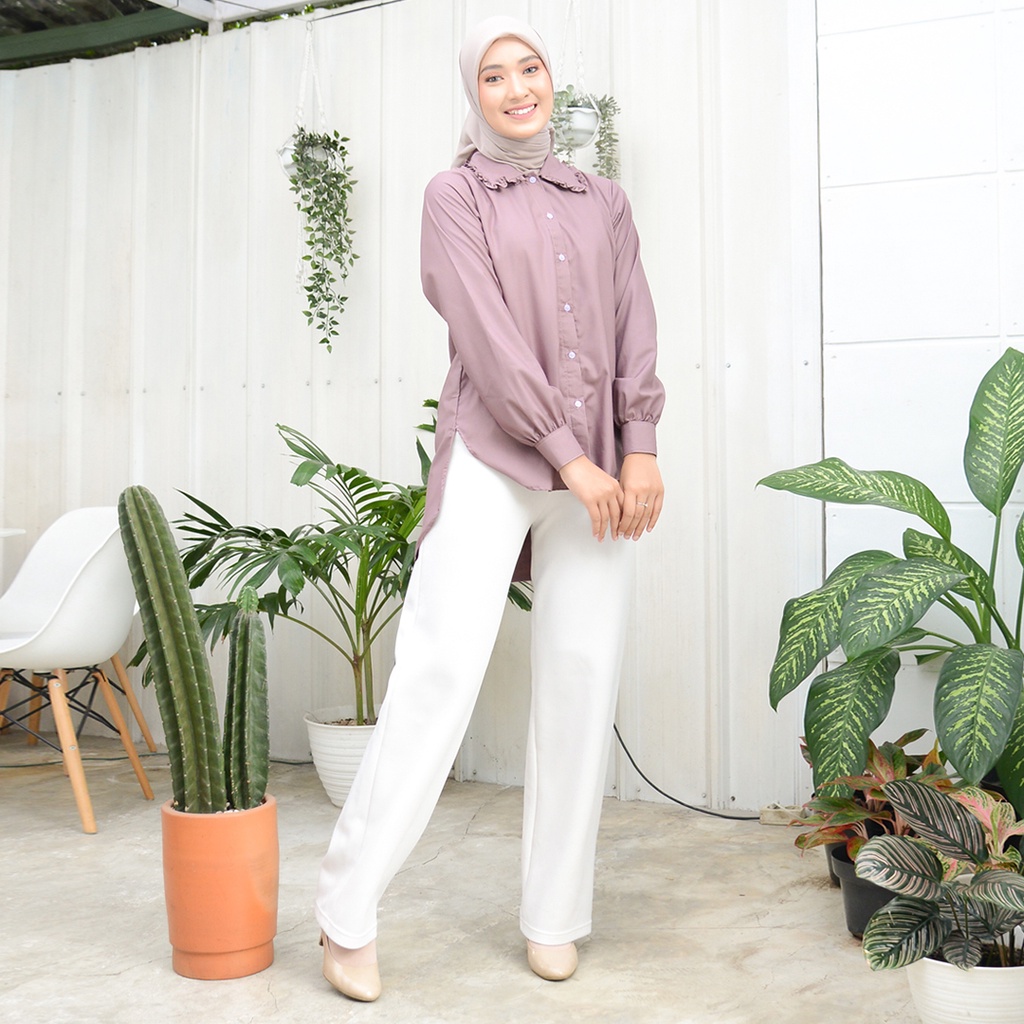MEERA BLOUSE - BLOUSE POLOS WANITA - KATUN TOYOBO - GREENLABEL