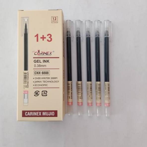 

esJI9 - Pulpen/Ballpoint/Pena Gel Carinex Mujio ☍ (Terupdate)