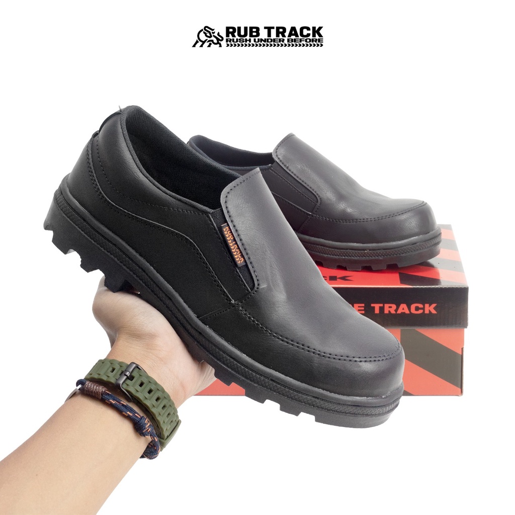 SEPATU BOOTS PRIA SEPATU SAFETY TALI COWOK TOURING TRACKING UJUNG BESI KERJA PROYEK LAPANGAN ROYAL