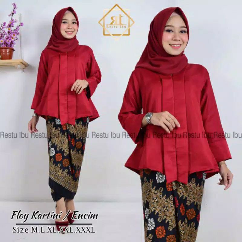 Setelan kebaya FLOY BALOTELI / kebaya floy kartini / kebaya encim / kebaya pesta