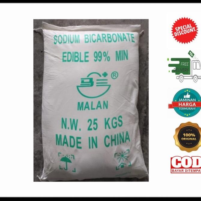 

Sodium Bicarbonate / Soda Kue / Baking Soda / Food Grade / (1kg) LIMITED EDITION Kode 421