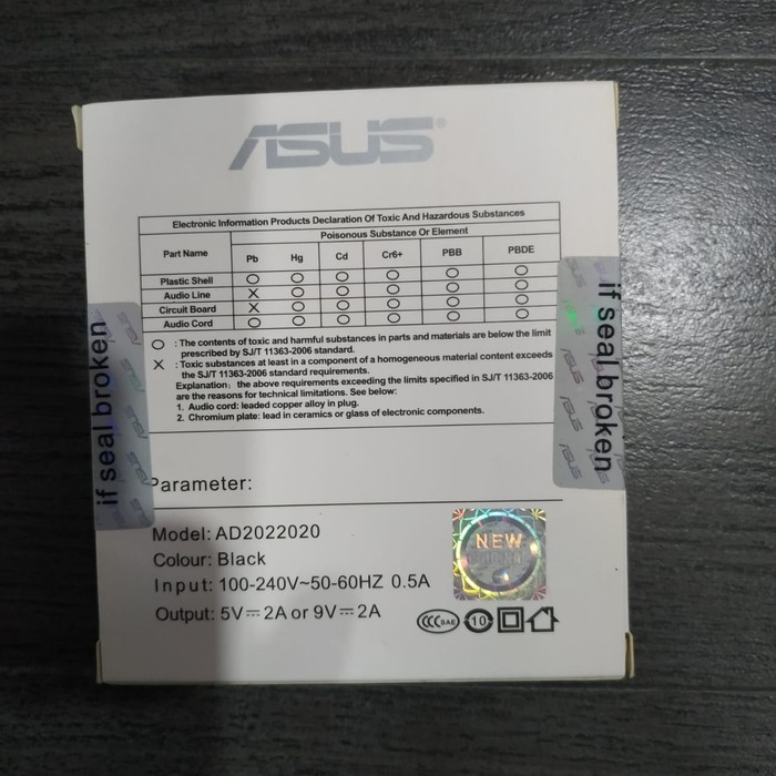 TRAVEL CHARGER / CHARGER HP TYPE-C ASUS ORIGINAL