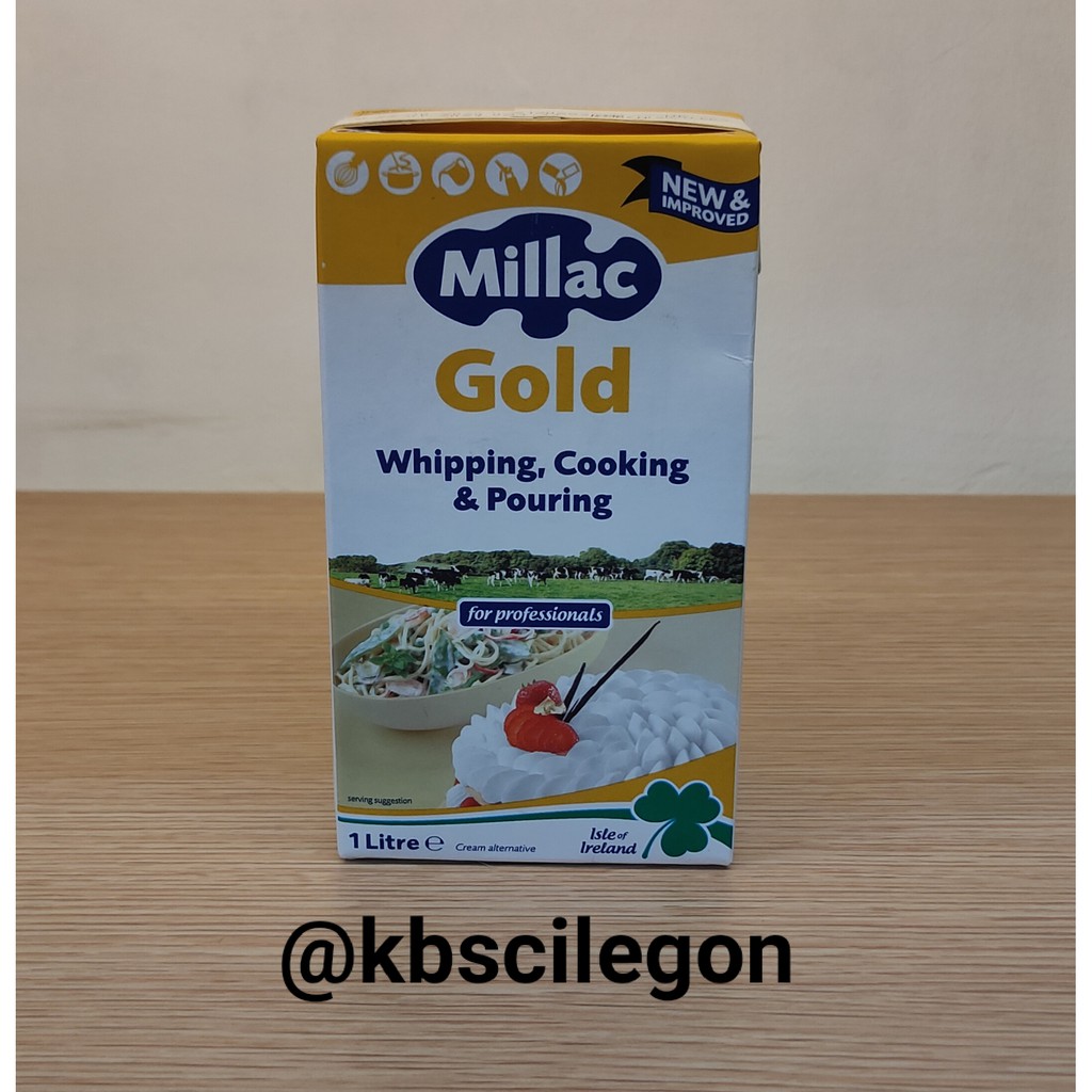 

Millac Gold Whipping, Cooking & Pouring Cream Kemasan 1Liter