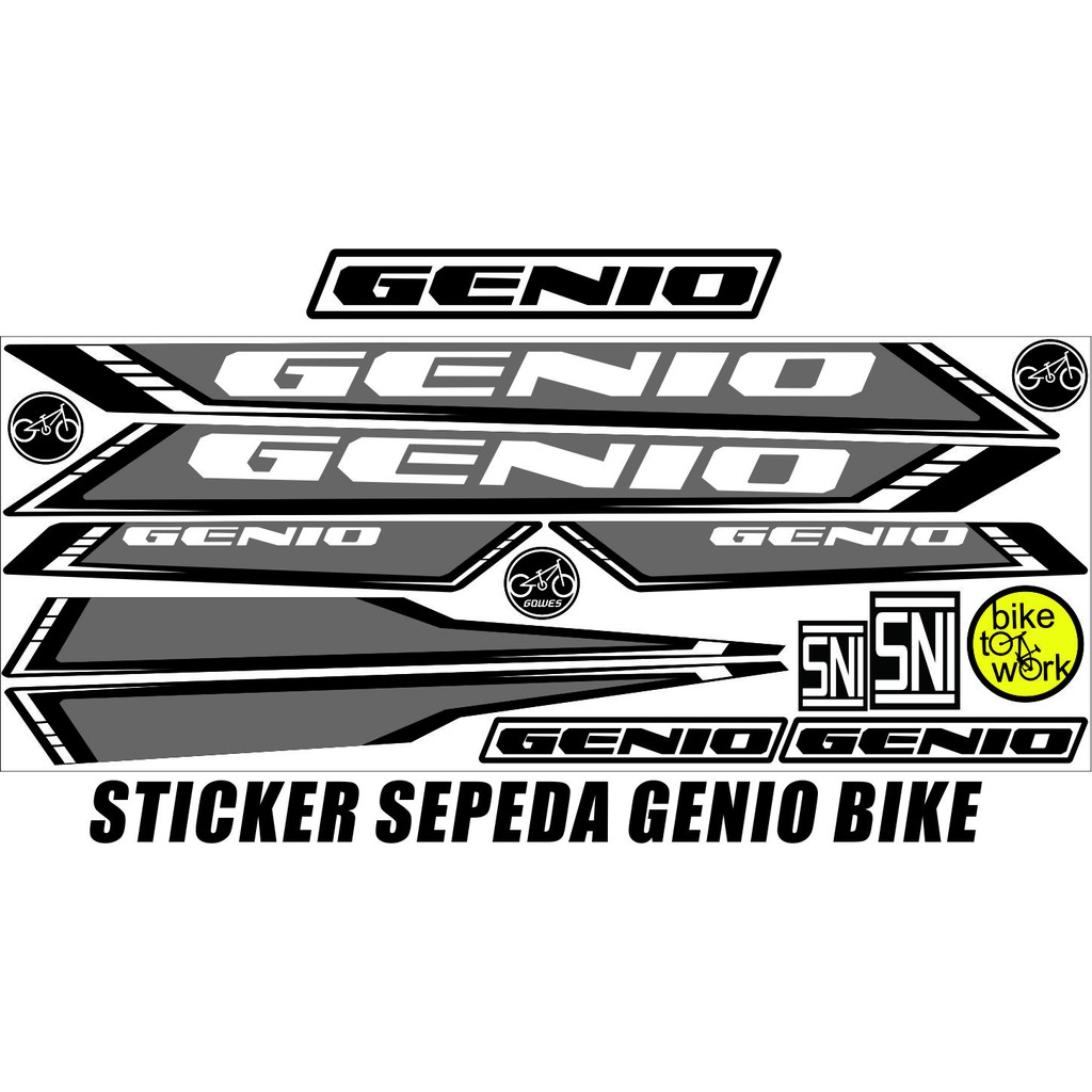 

BIKE SEPEDA GENIO STICKER SEPEDAH