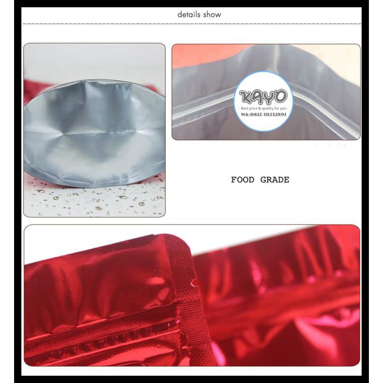 

Kb 18X25 Plastik Kue, Packing Zipper, Plastik Cookies Tema Natal