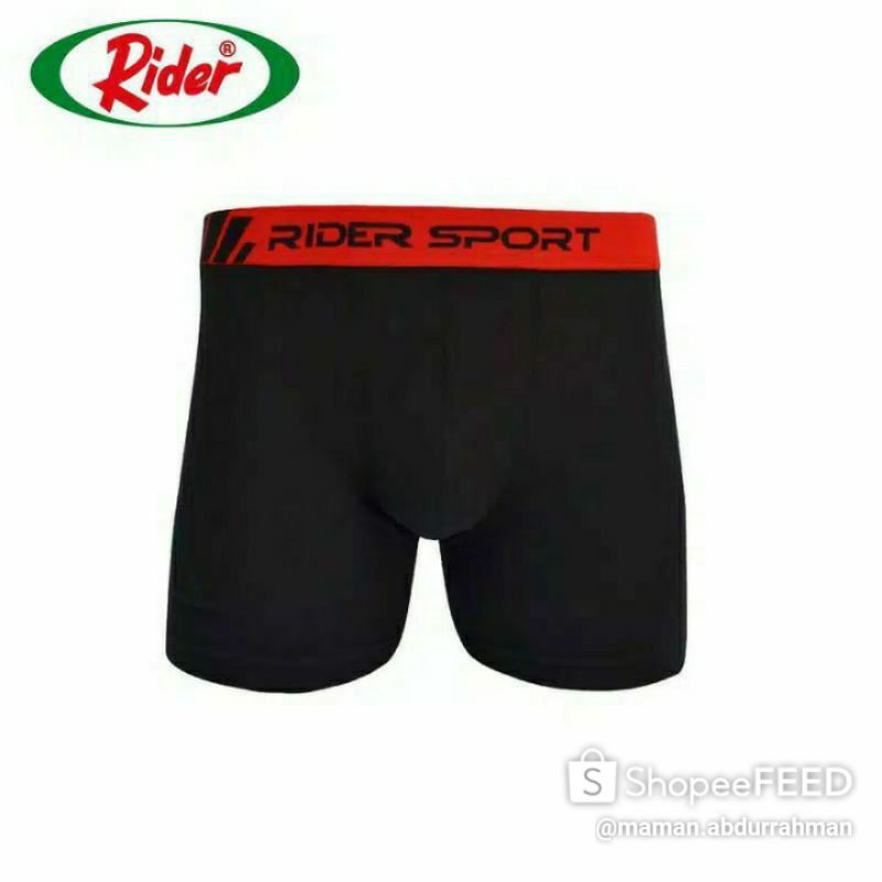 [1Pcs]/ CELANA BOXER RIDER SPORT PRIA R763B