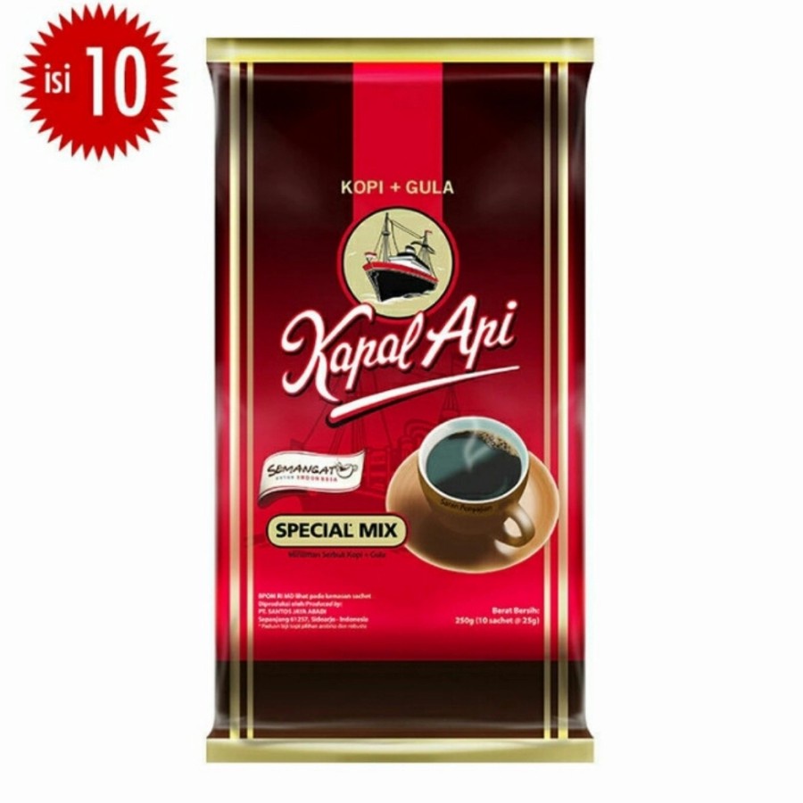 

kopi kapal api spesial mix 25 gr renceng isi 10