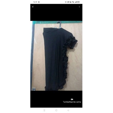 kerudung instan warna kuning kunyit dan hitam