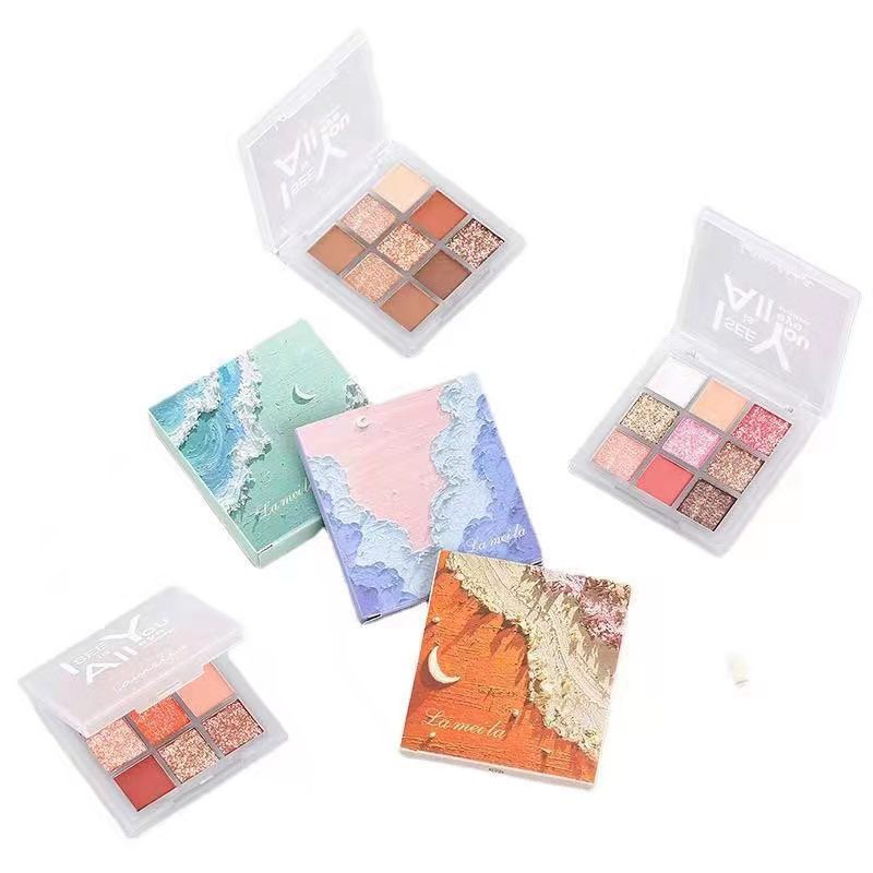 rcsbeauty ✅ NEW Lameila Eyeshadow palet 9 warna Eyeshadow palet lameila