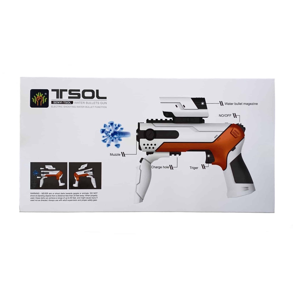 Weapon WATER GEL STRIKER BLAZER CRUZER TSOL 2 In 1 Automatic - Manual Shooting Air Jelly safety Pain