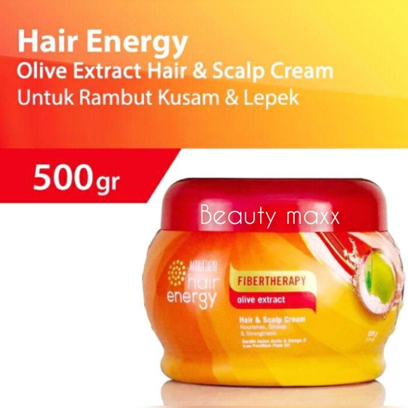 Makarizo Hair Energy Fibertherapy Hair &amp; Scalp Creambath ORIGINAL 100%/Creambat Kiwi Makarizo/Makarizo Creambat Ginseng/Creambat Olive Makarizo/Makarizo Creambat Madu-Honey/Creambat spa makarizo