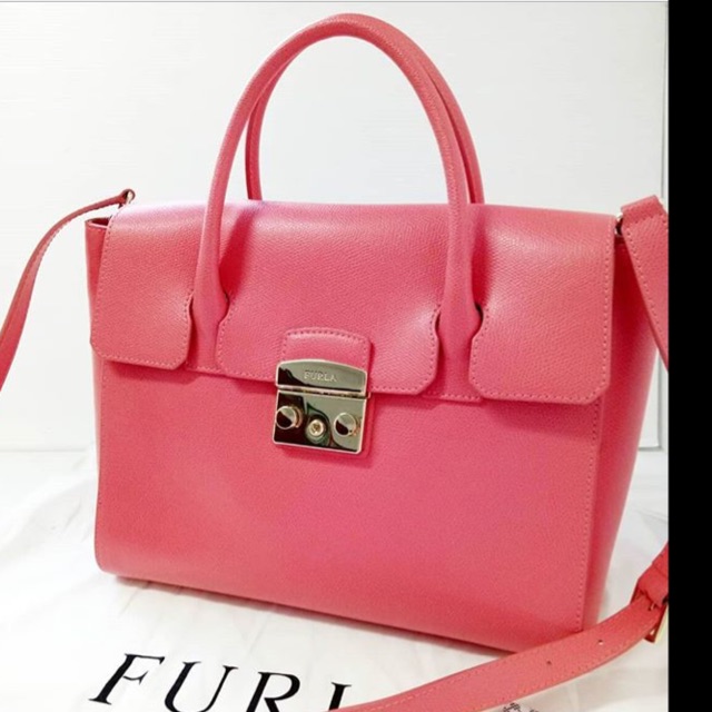 Preloved furla metropolis satchel
