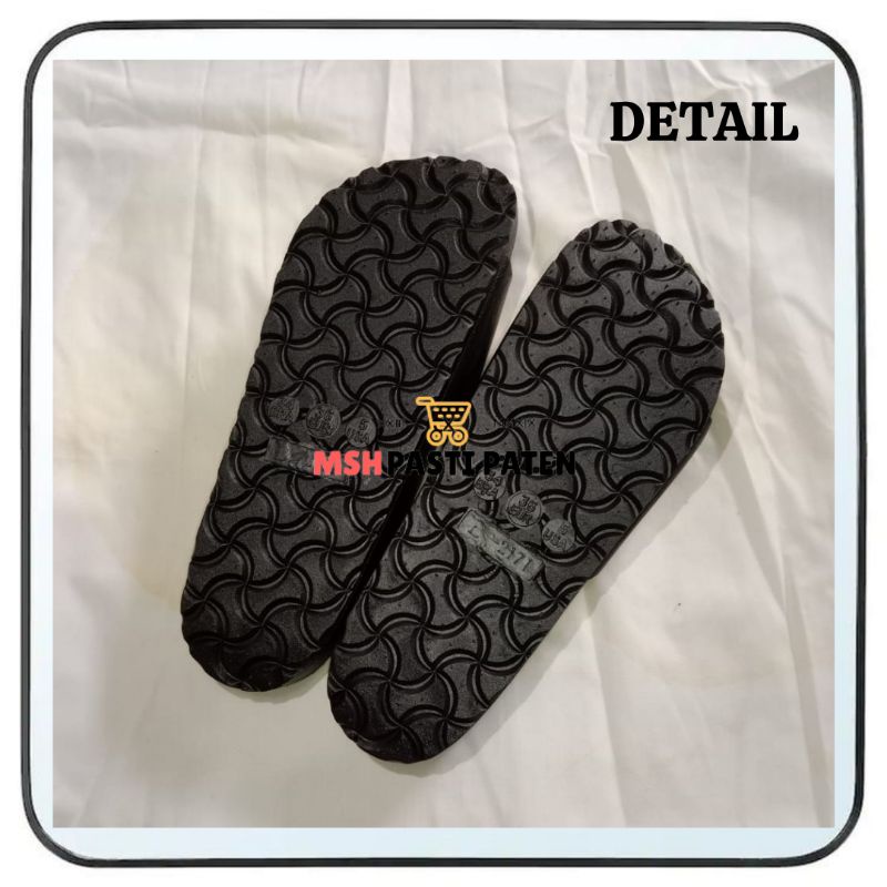 KARIS/verotino B-2171 C SIZE 36-40 Sandal selop wanita bahan karet tahan air Sandal teplek perempuan