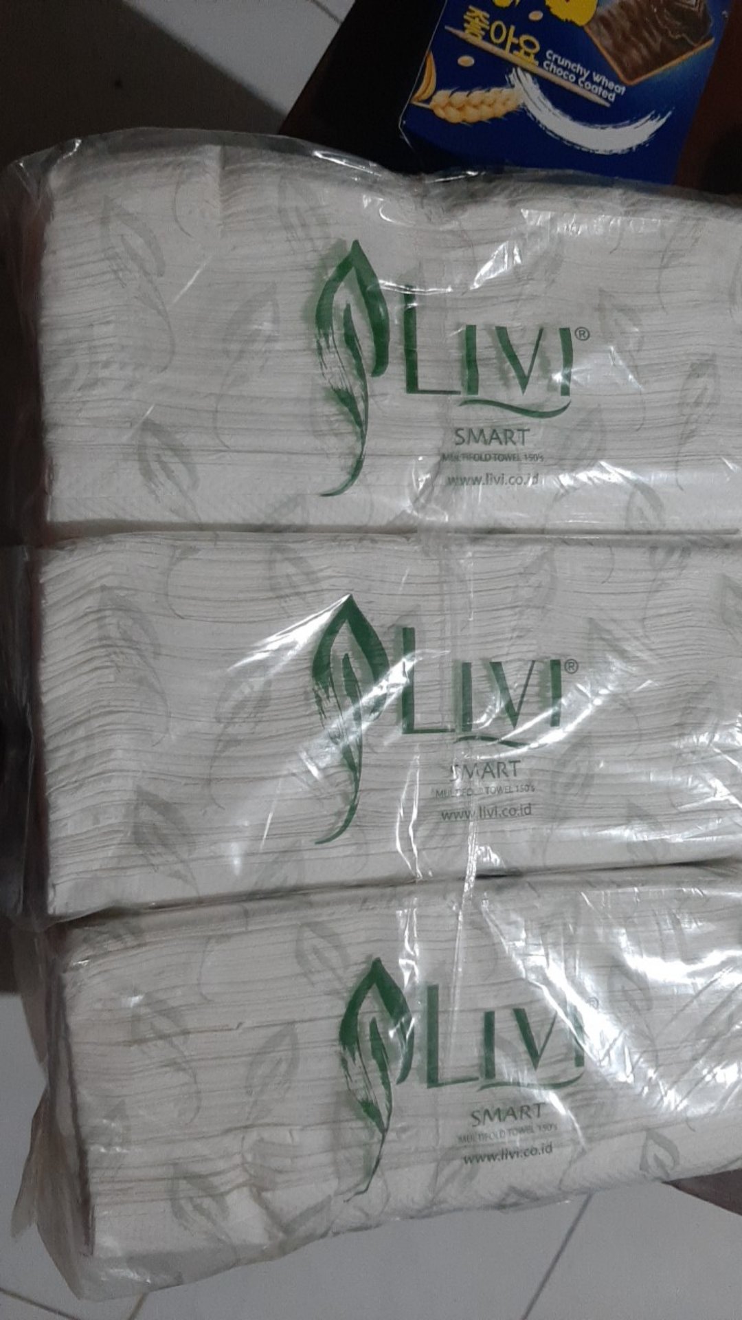 Tissue Livi Smart Towel 150s (isi 3) / Eceran  Murah / Hand Towel
