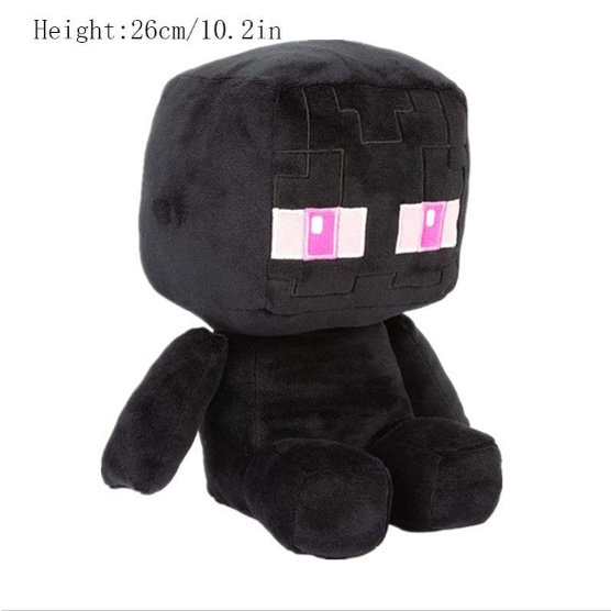 26cm Boneka Minecraft Enderman Plush Toy Figures Stuffed Pillow Sofa Mainan