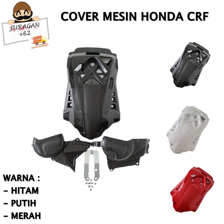 TUTUP COVER MESIN LUMPUR MOTOR TRAIL HONDA CRF