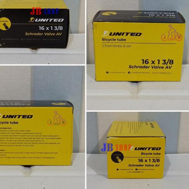 RESTOCK BAN DALAM SEPEDA 16 X 1 3/8 349 16X1 3/8 PENTIL PANJANG AV 48 MM - PENTIL AV 36 MM