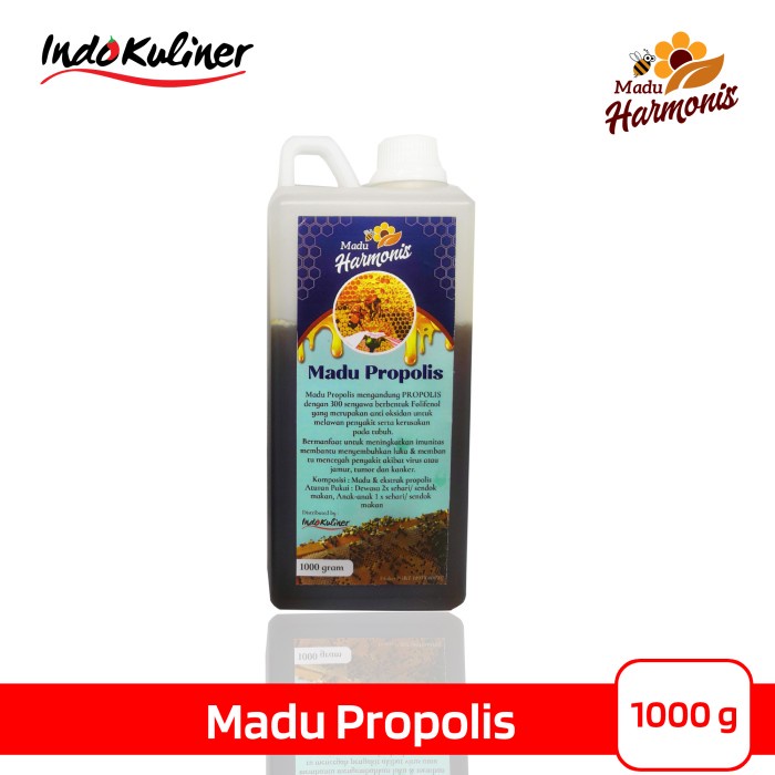 Indokuliner Harmonis Madu Propolis 1Kg 1000Gr ASLI