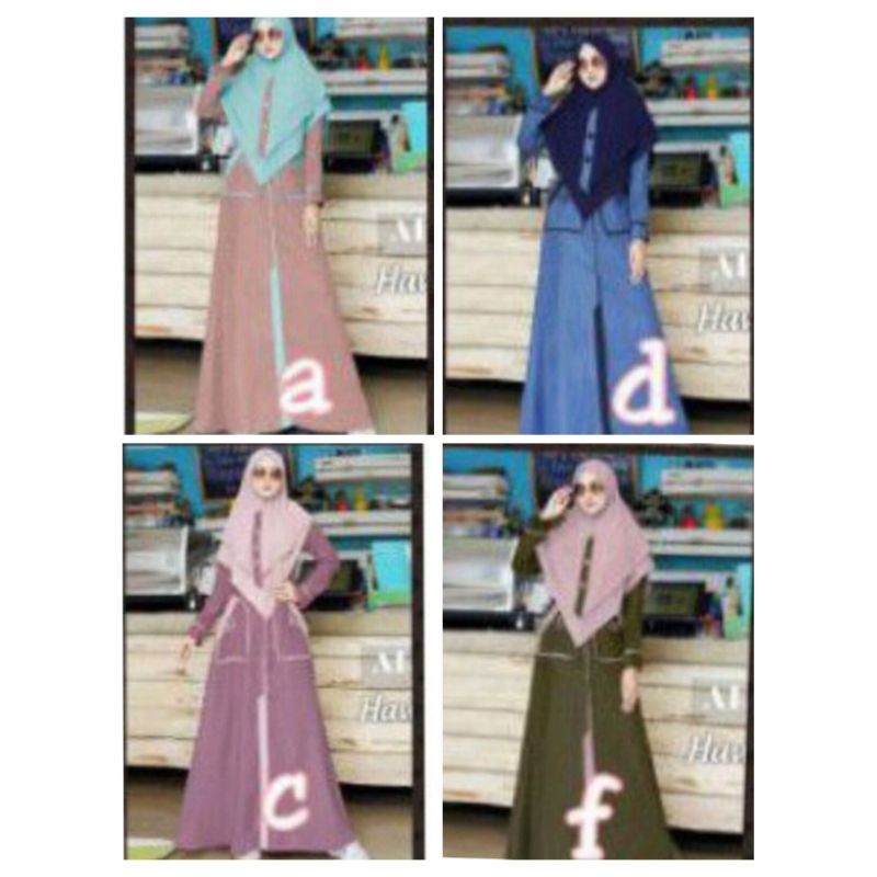 hawa syari size XL by aluna miranda ready