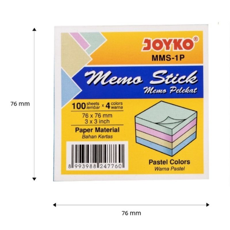 

Memo Stick MMS - 1 / MMS - 2 / MMS-065C / Joyko