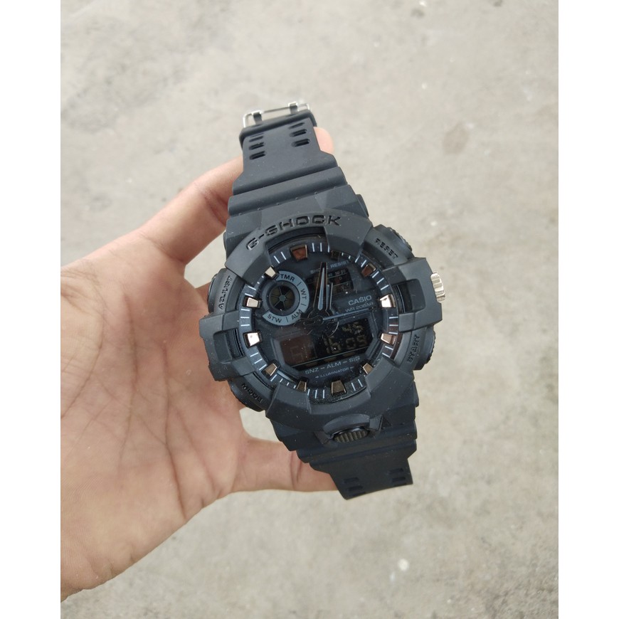 JAM TANGAN DISTRO PROMO ARS COWOK G SHOK GA 7AA FULL HITAM