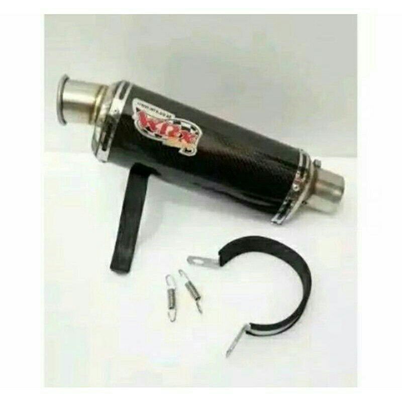 silincer knalpot WRX trioval karbon D50mm