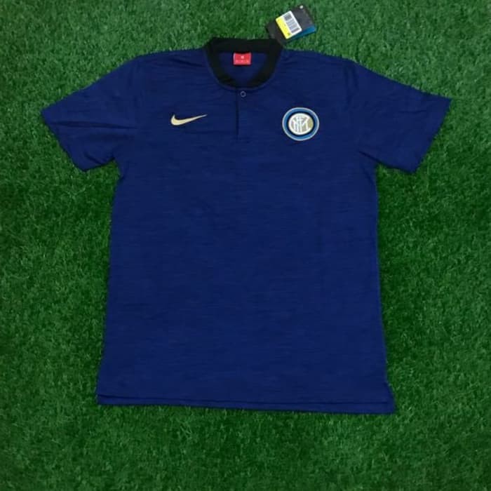 Terlaris KAOS POLO SHIRT INTER MILAN BIRU 2018/2019 GRADE ORI