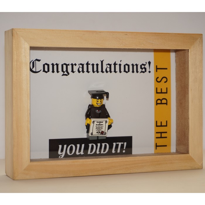 

frame lego wisuda graduation student kado kelulusan souvenirs Diskon