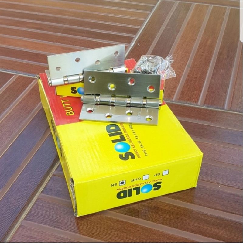 ENGSEL PINTU SOLID 4 INCH EK 02 4×3×3 4BB // BUTT HINGES