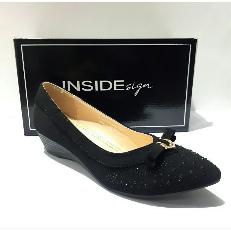 Sepatu Wedges Wanita Import INSIDE N002-C02034