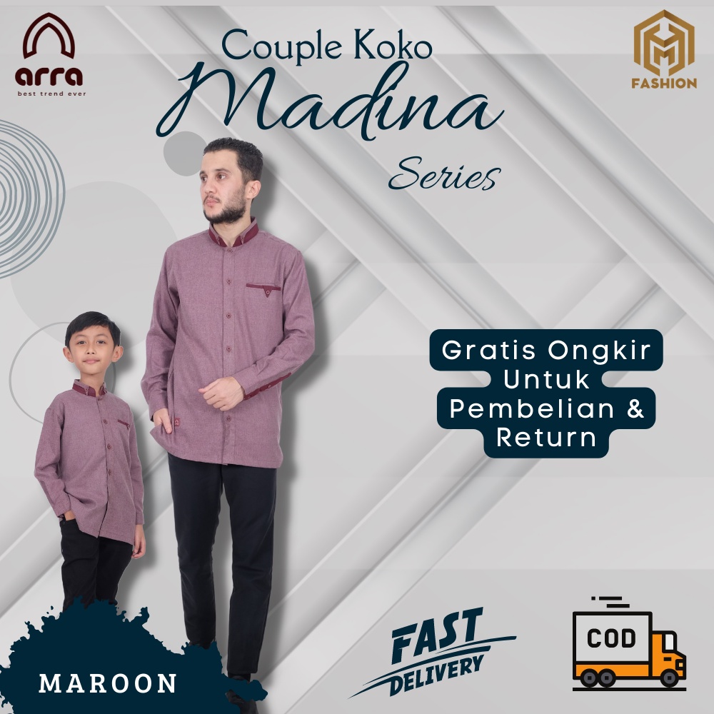 Baju koko ayah dan anak Baju couple ayah dan anak laki laki  baju couple anak dan ayah  anak laki la
