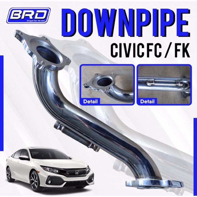 KNALPOT EXHAUST DOWNPIPE BRD THAILAND HONDA CIVIC FC FK CRV TURBO RW
