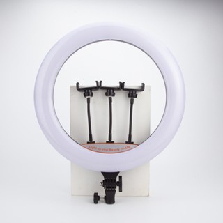 Ring Light Lampu LED Ukuran 45CM (Sudah Free Tripod 2,1 M & 3 Holder Hp ...