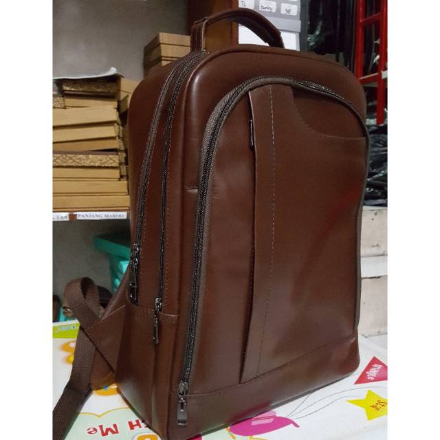 TAS RANSEL PRIA TERBARU KULIT DOMBA ASLI ORIGINAL, TAS RANSEl COWOK ASLI KULIT DOMBA