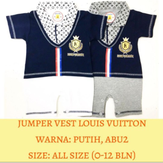 BJ53 - Jumper luis romper bayi baby baju celana anak laki boy balita