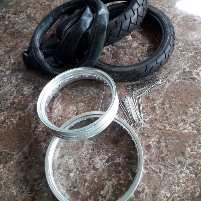 Velg dan ban ring velg DID japan paket upgrade full set siap pakai ring 17. 19 tapak lebar costume