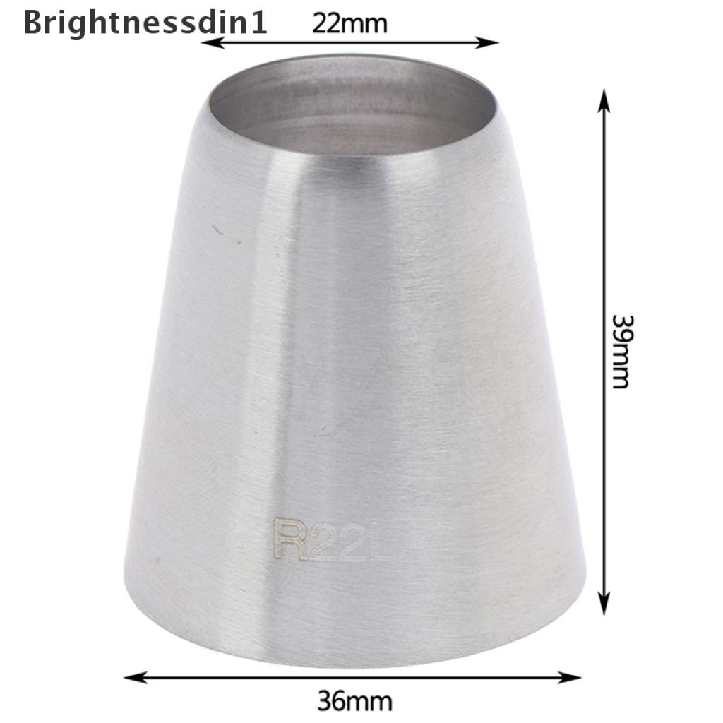 (Brightnessdin1) R22l Spuit Piping Icing Bentuk Bulat Untuk Dekorasi Kue / Pastry