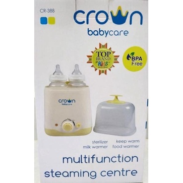 Crown Babycare CR-388 Twin Bottle Multifunction Steaming