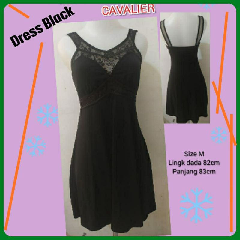 Dress Black Sexy Cavalier