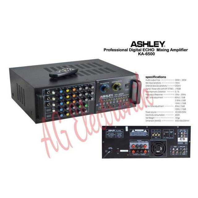 Amplifer karaoke ASHLEY KA-6500 Original