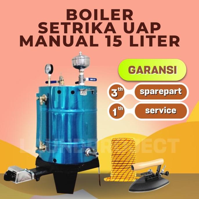 Setrika Uap Laundry Konveksi MISTERMOTO 15 liter 1 Setrika TERLARIS / SETRIKA UAP