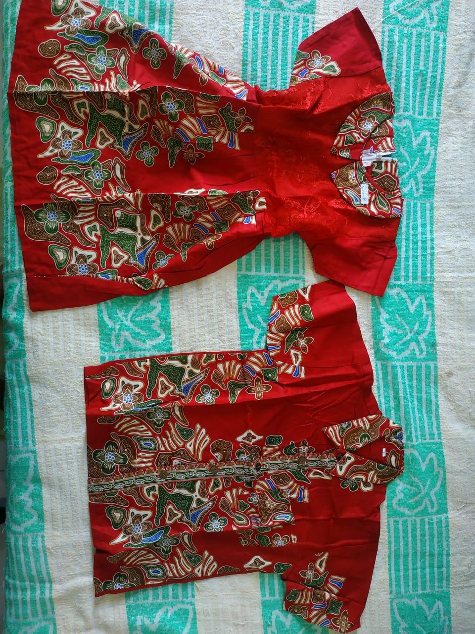 Baju Batik Keluarga Kd Kerang Couple Family Batik Anak Cewek Cowok